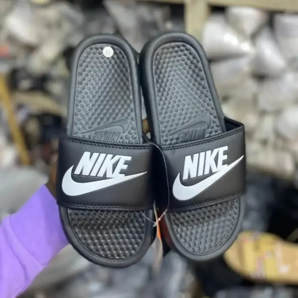 Nike Slide Black And White - Image 2