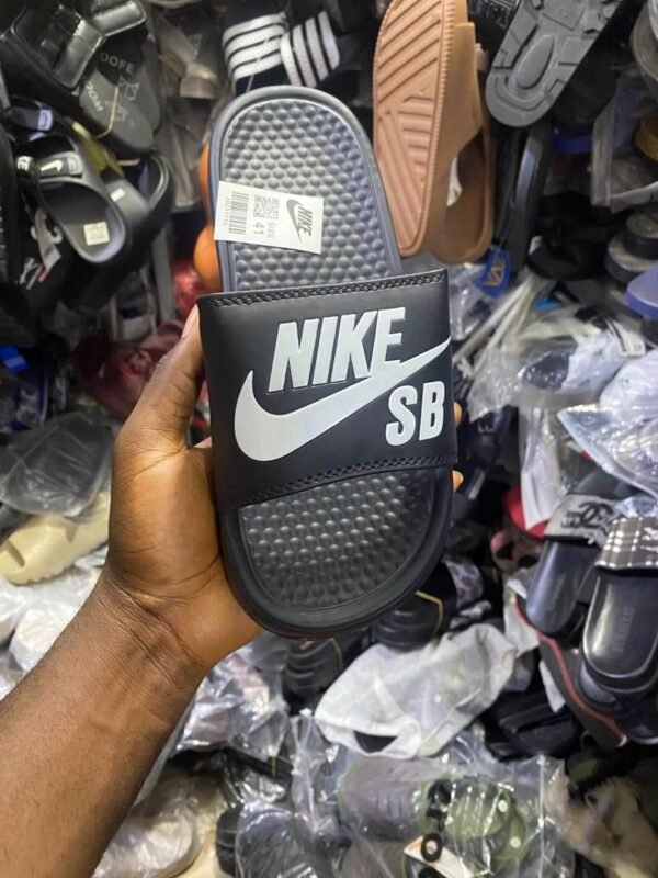 Nike Slide Black And White - Image 3