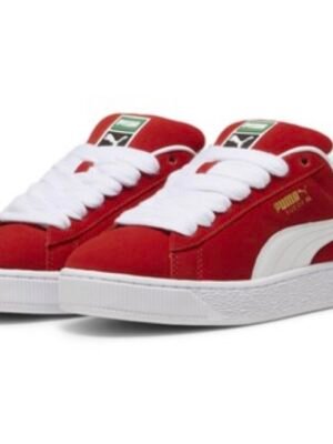 Puma Suede Red And White