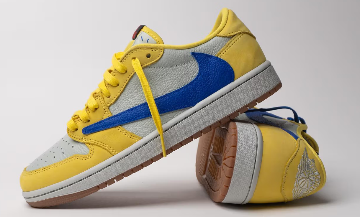 Air Jordan 1 Low OG x Travis Scott Canary - Image 3